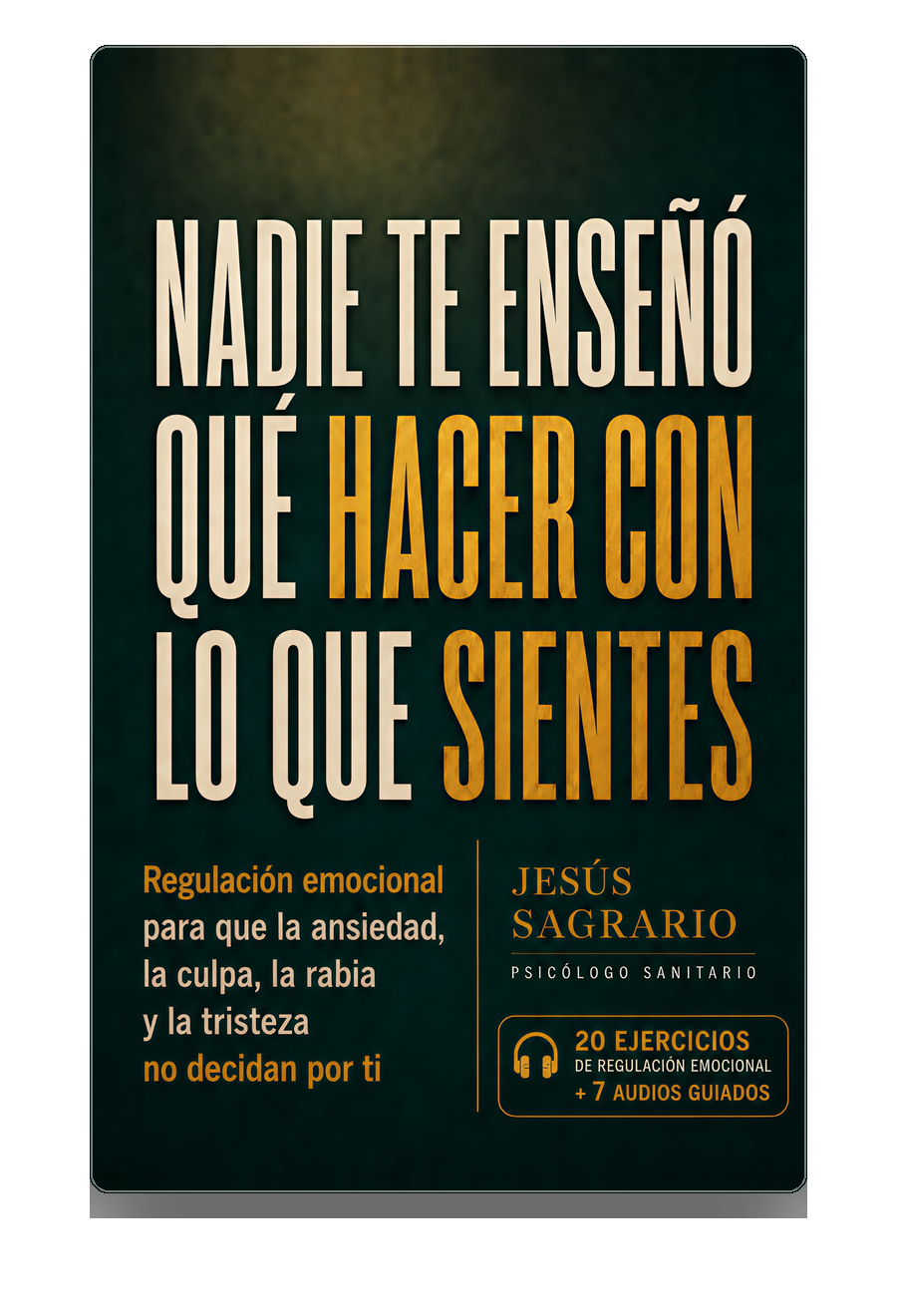 Portada del libro Nadie te enseñó qué hacer con lo que sientes, de Jesús Sagrario