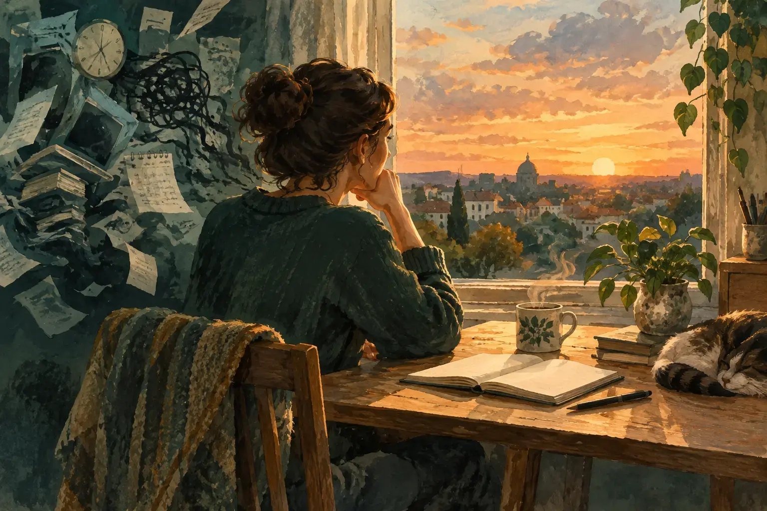 Visual del siguiente paso relacionado con Por qué el domingo por la tarde puede sentirse como si el lunes ya hubiera empezado
