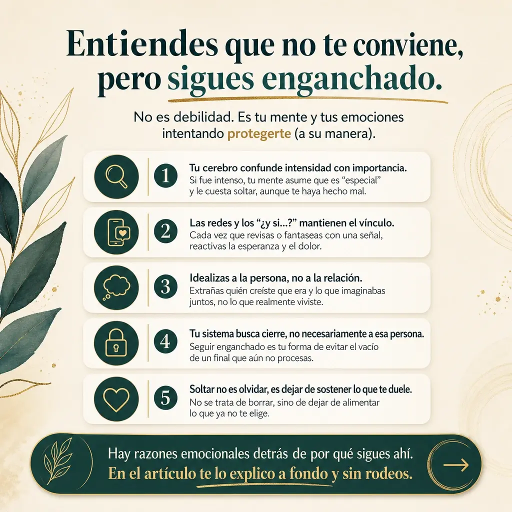 Infografía sobre el patrón psicológico del artículo